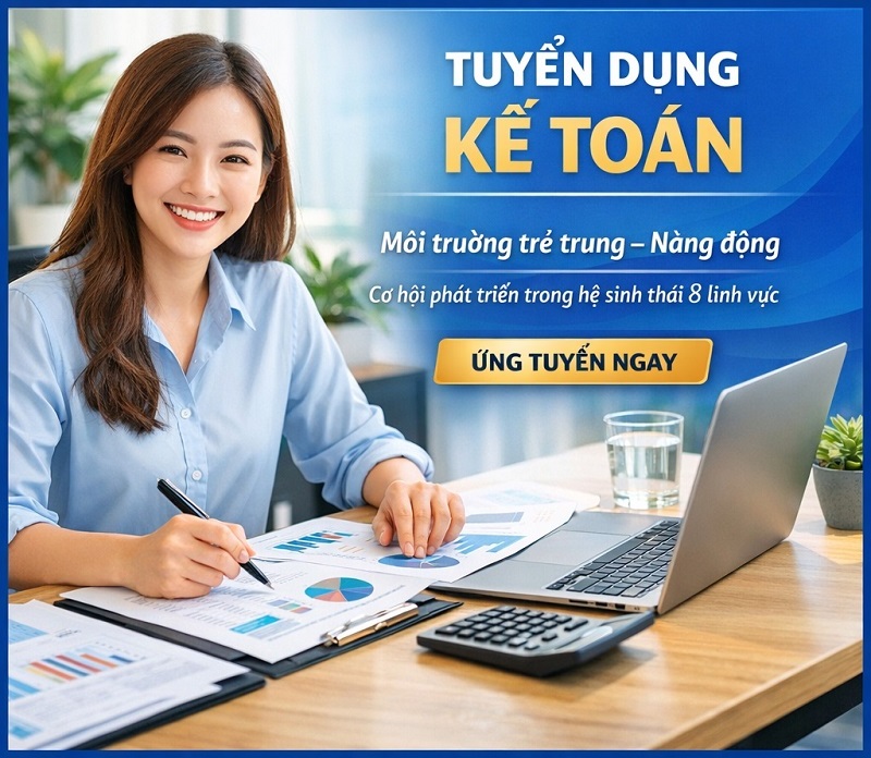 Tuyển Kế Toán Tổng Hợp